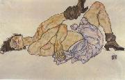 Egon Schiele Reclining Female Nude (mk12) Sweden oil painting artist